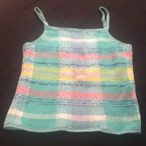 Ralph Lauren knit multi-colored tank top, Small